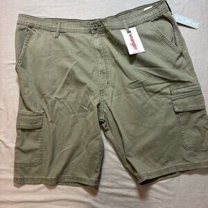 Wrangler Relaxed Fit Cargo Shorts Men's Size 42 Sage Flex For Comfort Epic Soft
